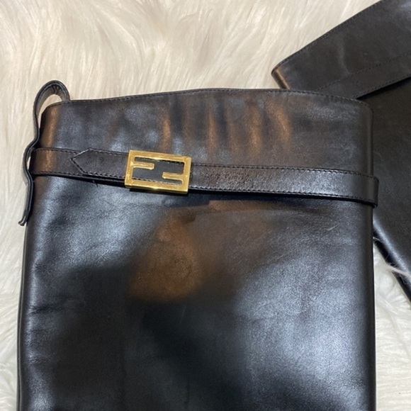 Fendi Buckle detail Block heel Knee high boots size 36EU‎ - Picture 5 of 12